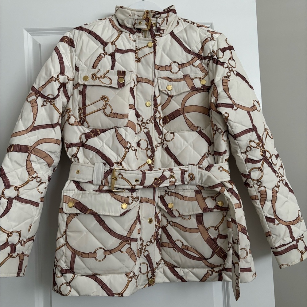 Ralph Lauren brand new Stylish Cream and Brown Women's Jacket